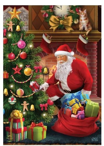 The Magic of Christmas House Flag