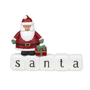 Santa w/ Gift Box Block