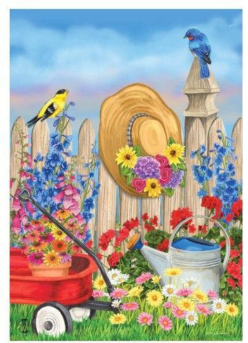 Green Thumb Garden Flag