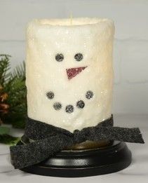 6" SAM Snowman Candle Sleeve