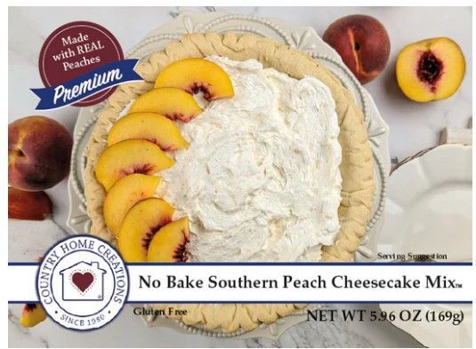 No Bake Southern Peach Cheesecake Mix