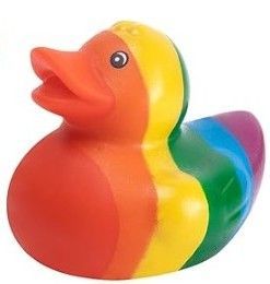 Rainbow Pride Rubber Duck