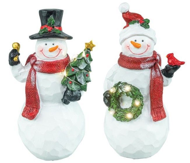Merry & Bright LED Snowman