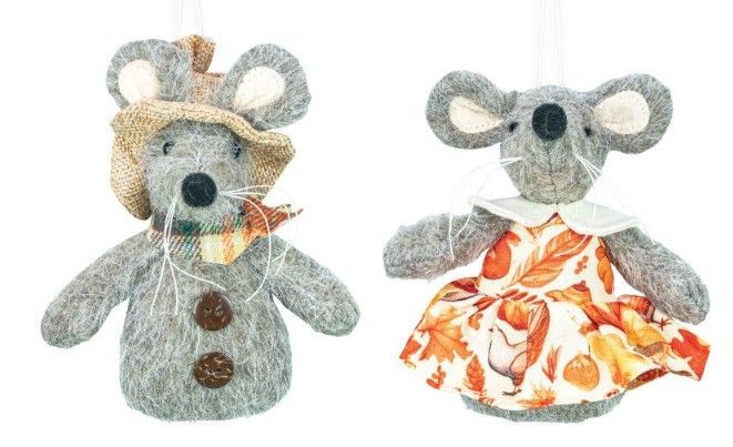 Harvest Field Mouse Ornament