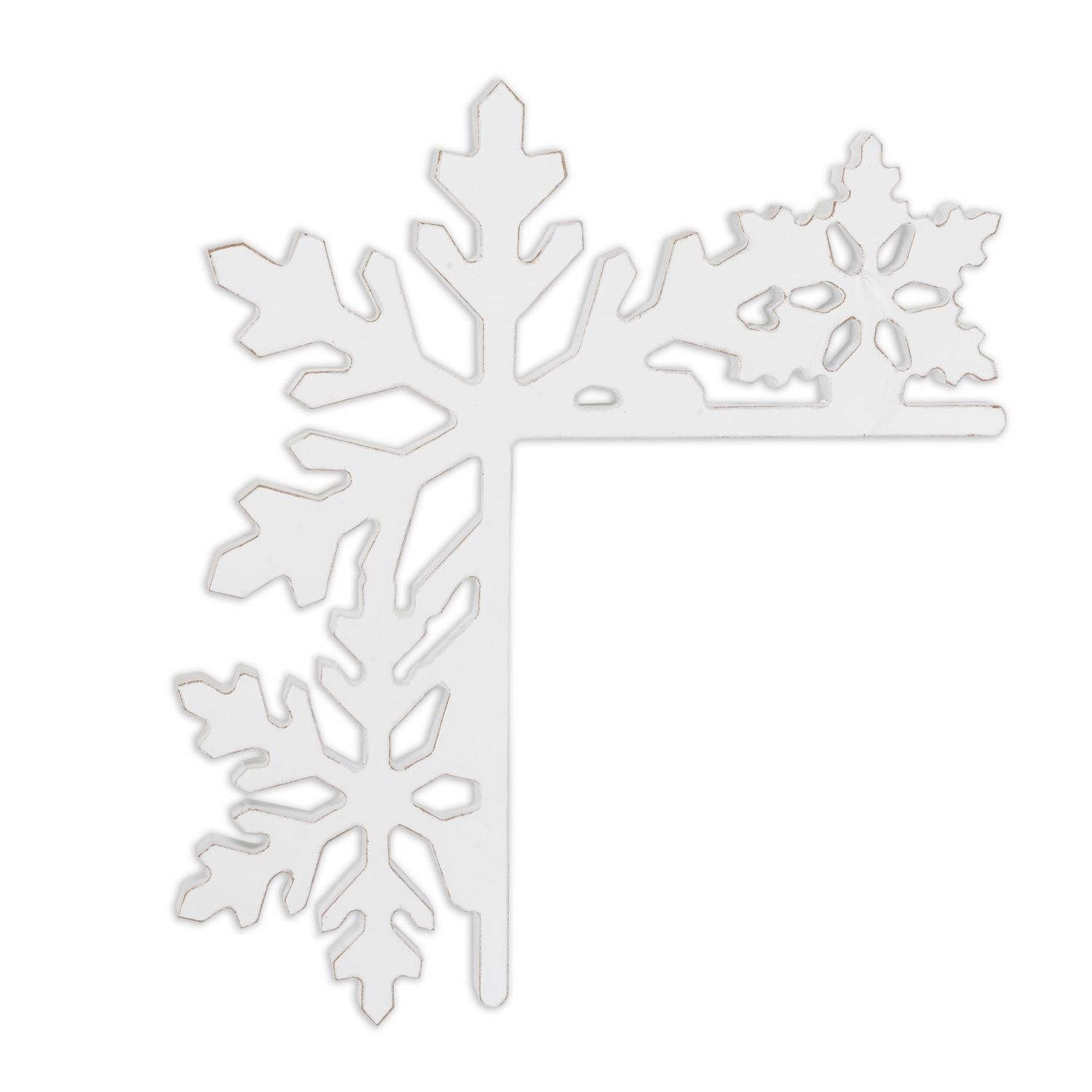 Corner Snowflake Ledge Decor