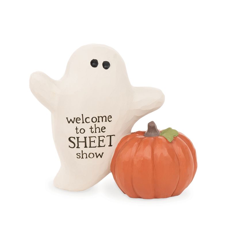 "Sheet Show" Ghost w/ Pumpkin