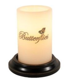 6" Simply Butterflies Candle Sleeve