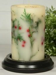 6" Christmas Fill Candle Sleeve