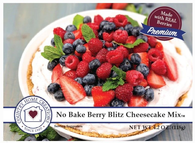 No Bake Berry Blitz Cheesecake Mix