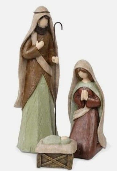 Lg. Holy Family Nativity (3pc)