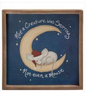 "Not A Creature" Framed Sign