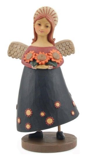 Angel w/ Sunflowers on Base