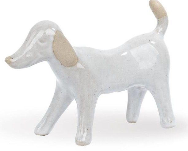 Stoneware Standing Dog
