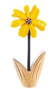 Sm. Mango Wood Sunflower