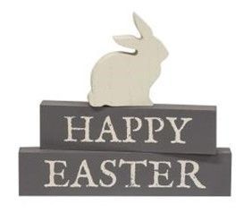 "Happy Easter" Block Stacker Set (3pcs)