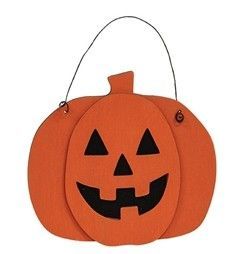 Layered Wood Jack-o-Lantern Ornament