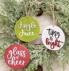 "Tipsy & Bright" Ornament
