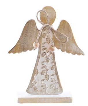 Wintry Wooden Angel