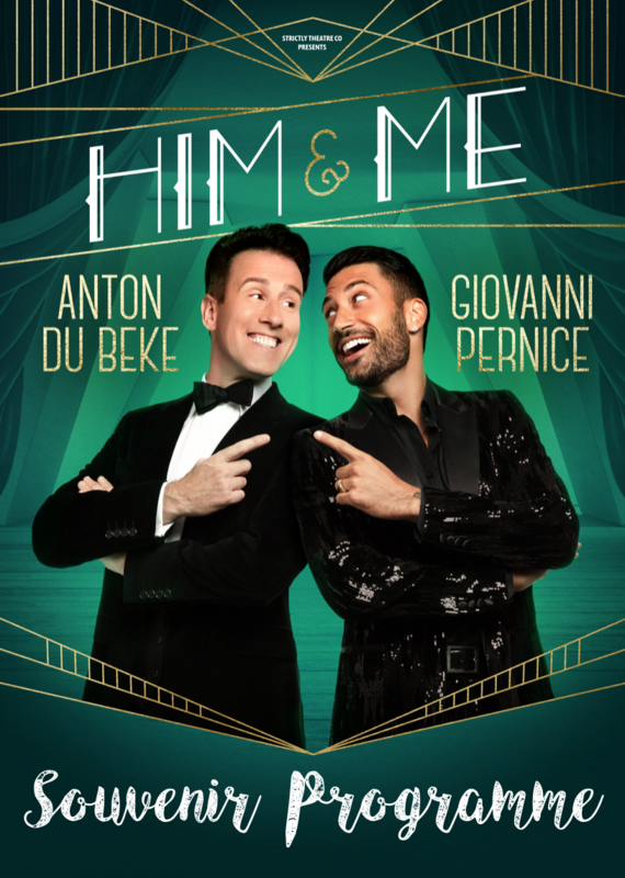 2022 Tour Anton &amp; Giovanni - Him &amp; Me programme