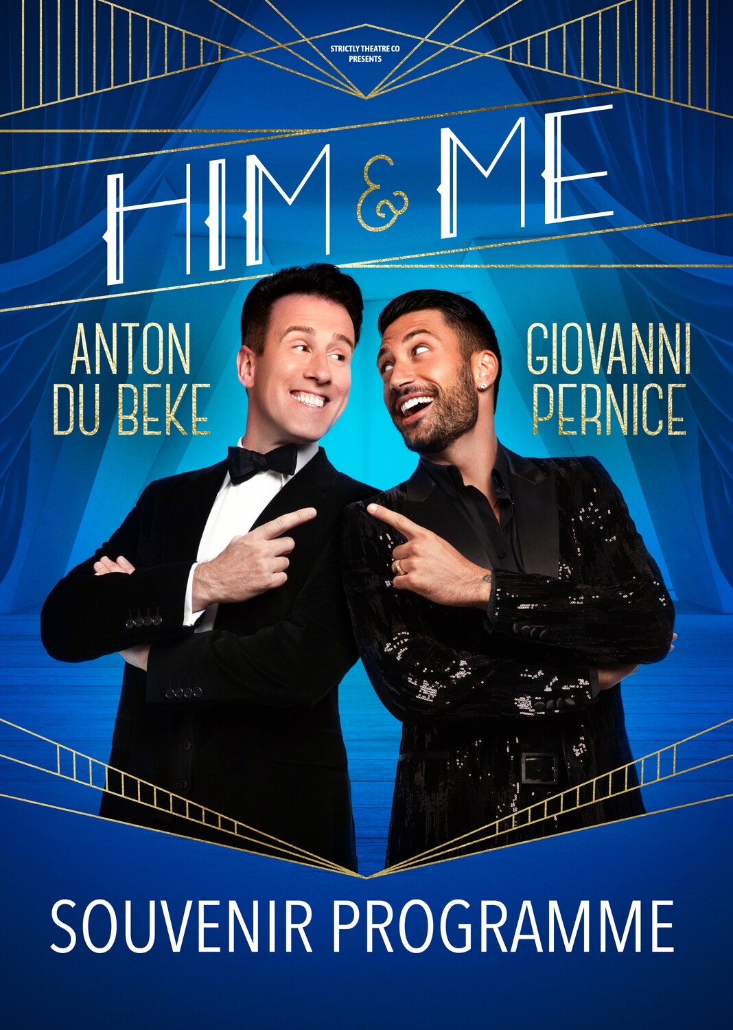 2023 Tour - Anton &amp; Giovanni Him &amp; Me 2023 Souvenir Tour Programme