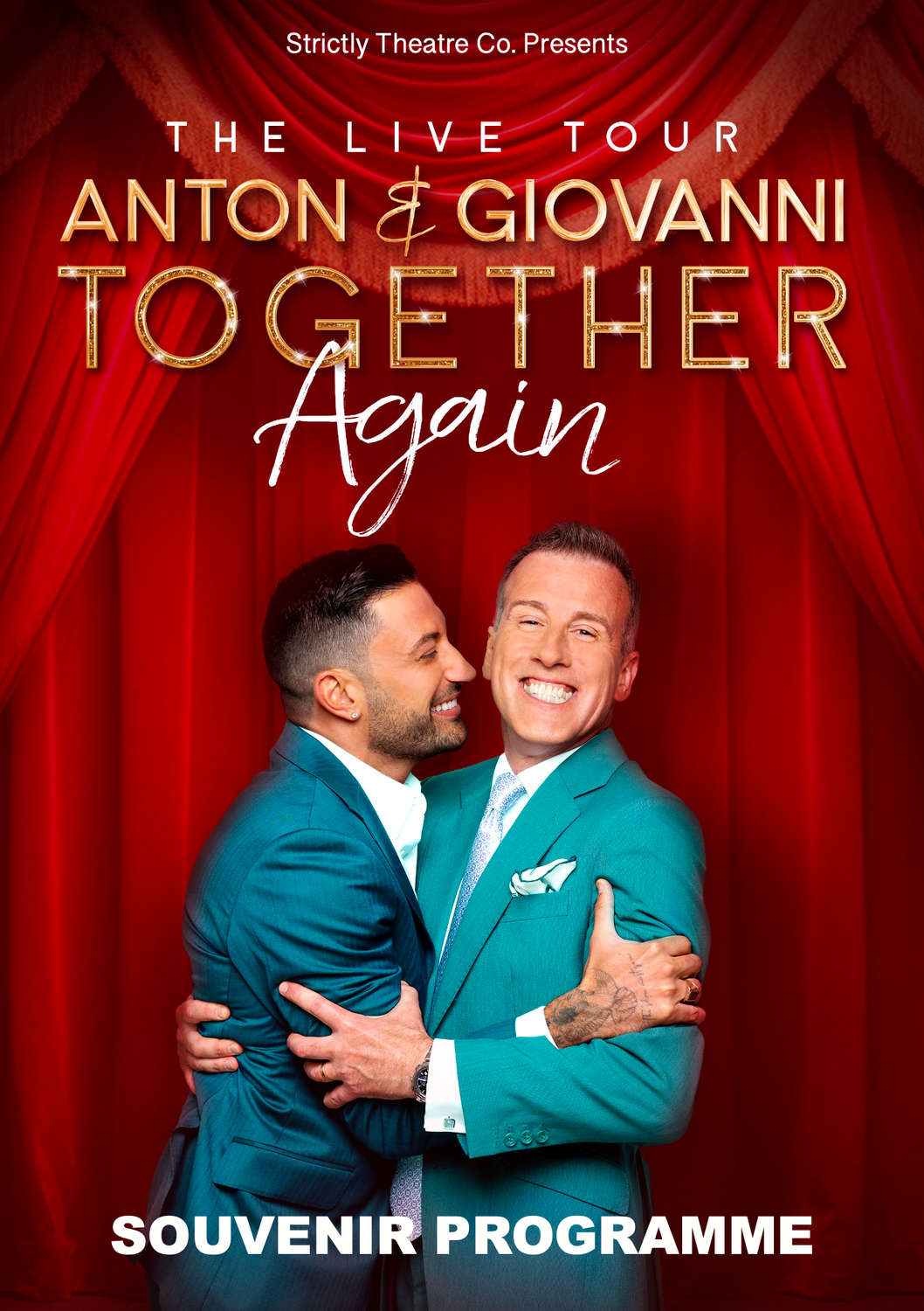 2025 tour Anton &amp; Giovanni - Together Again 2025 Souvenir Programme