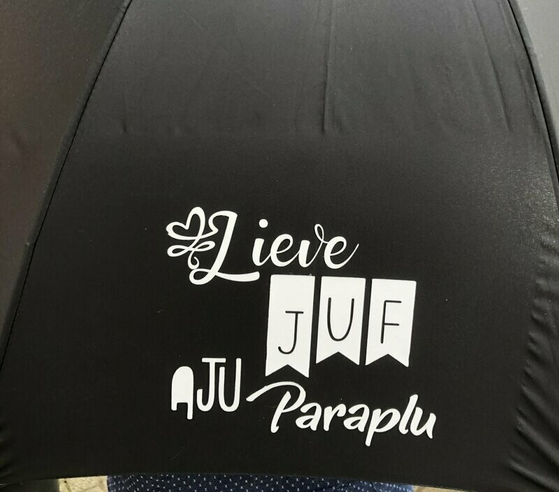 Juf/meester paraplu