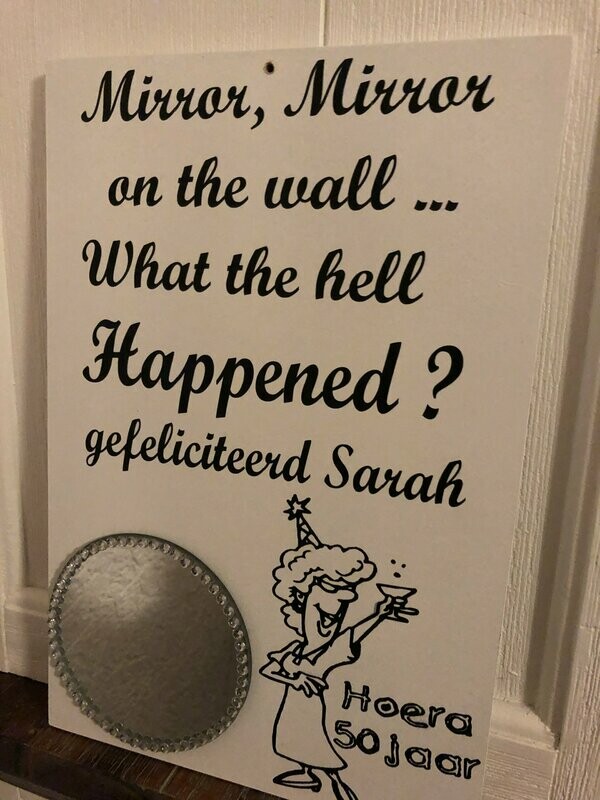 Tekstbord Sarah Tekstbord Sarah