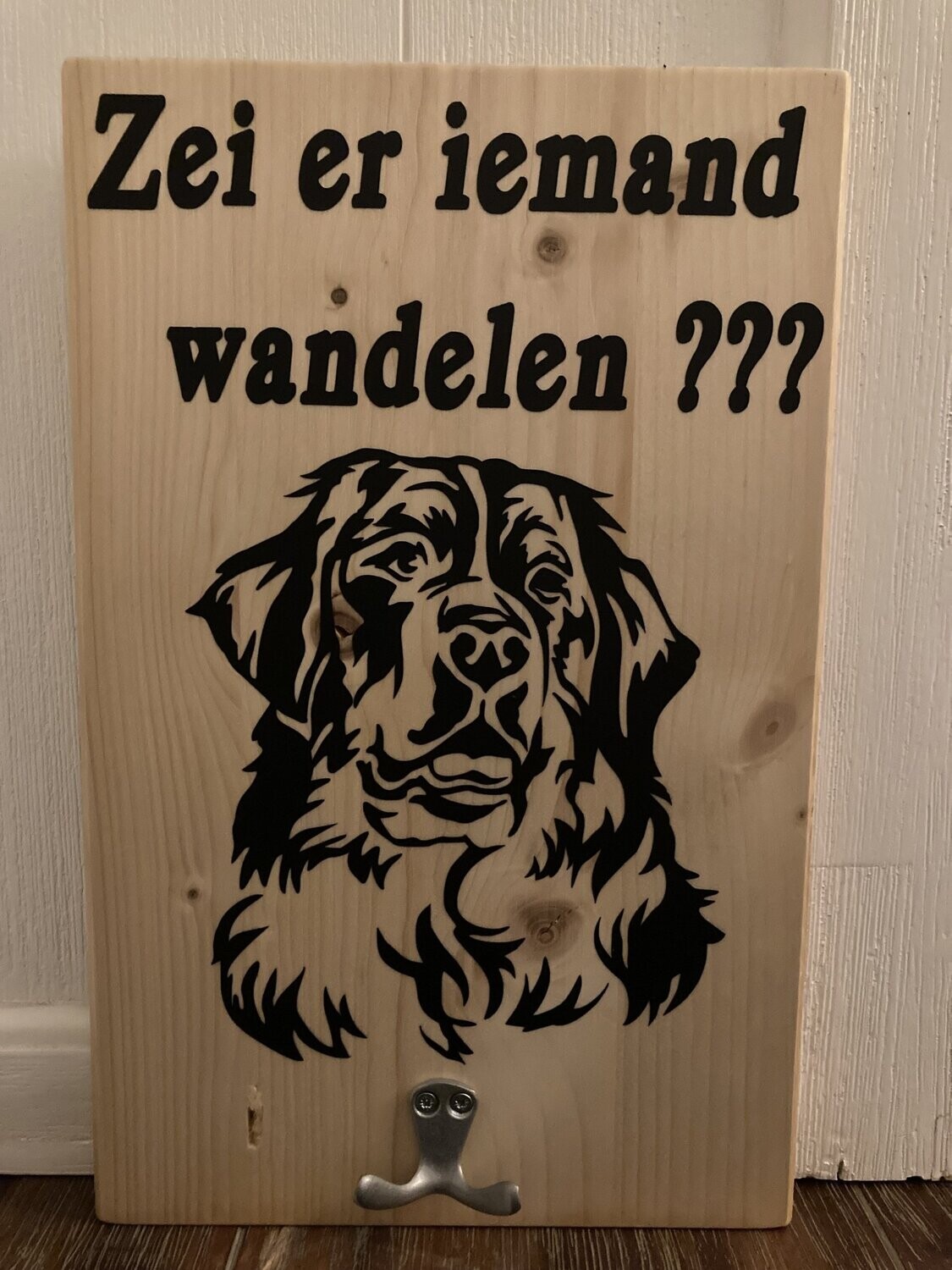 Bord voor de honden riem Bord voor de honden riem