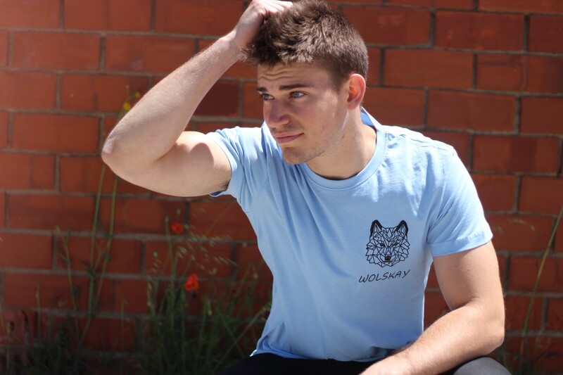 Camiseta azul WOLFskay