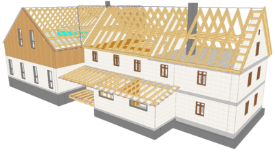 WoodCon V18 Modul A (Dach-, Holzbau, CAD) (Kaufversion)