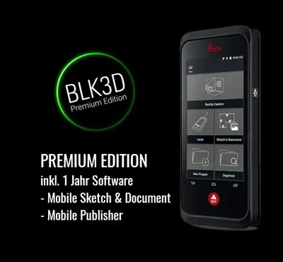 Leica BLK3D - Digitales Aufmaß-System - PREMIUM EDITION