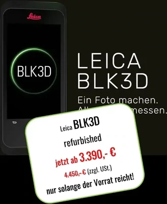 Leica BLK3D - Digitales Aufmaß-System - REFURBISHED
