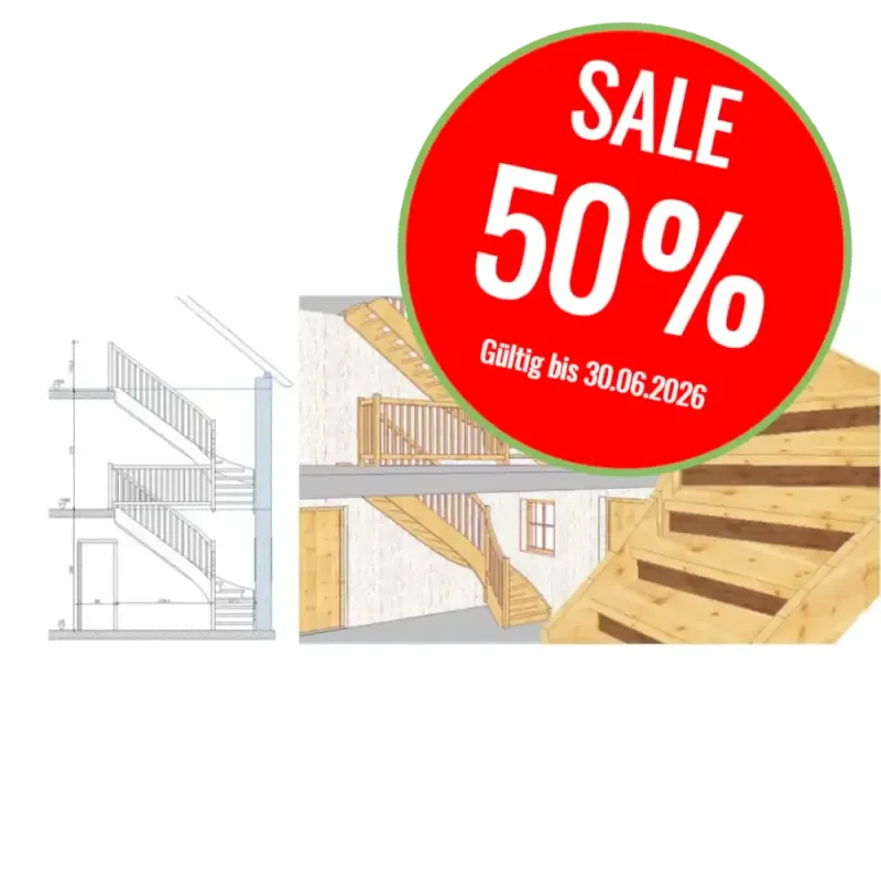 Scalinata Prima - VisKon V20 Architektur Treppe (Kaufversion)