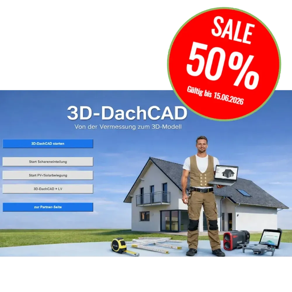 3D-DachCAD PLUS - Software für Dachprofis