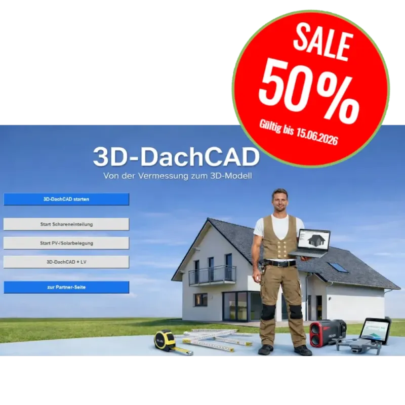 3D-DachCAD PLUS - Software für Dachprofis 3D-DachCAD PLUS - Software für Dachprofis
