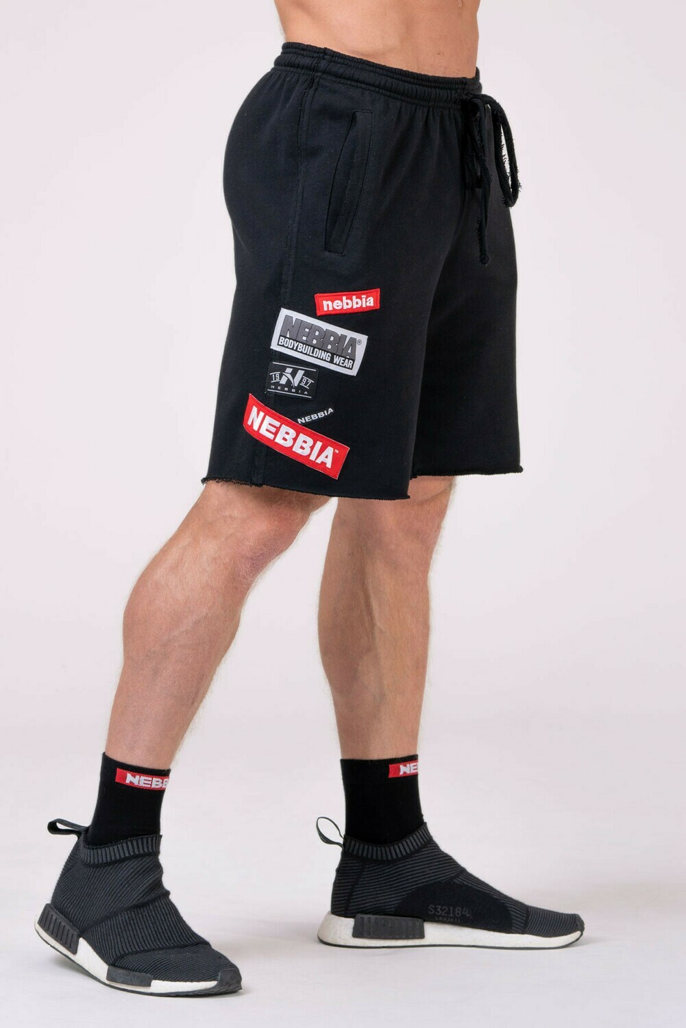 Шорты NEBBIA Labels Shorts 178 Черные