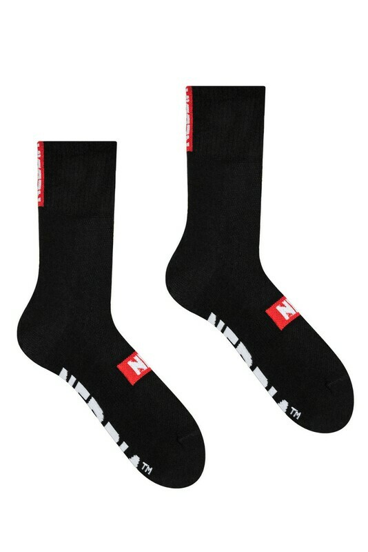 Носки NEBBIA “EXTRA MILE” crew socks 103 Черные