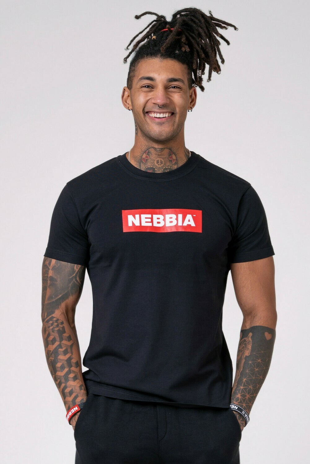 Футболка NEBBIA Men's T-shirt 593 Черная