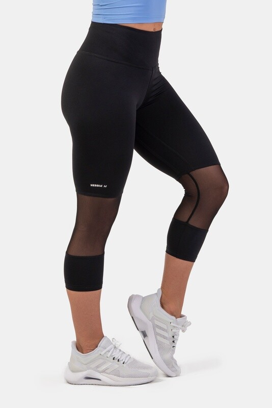 Леггинсы HIGH-WAIST ¾ LENGTH SPORTY LEGGINGS 406 Черные