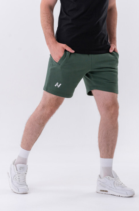 Шорты 	Relaxed-fit Shorts with Side Pockets 319 Зеленые