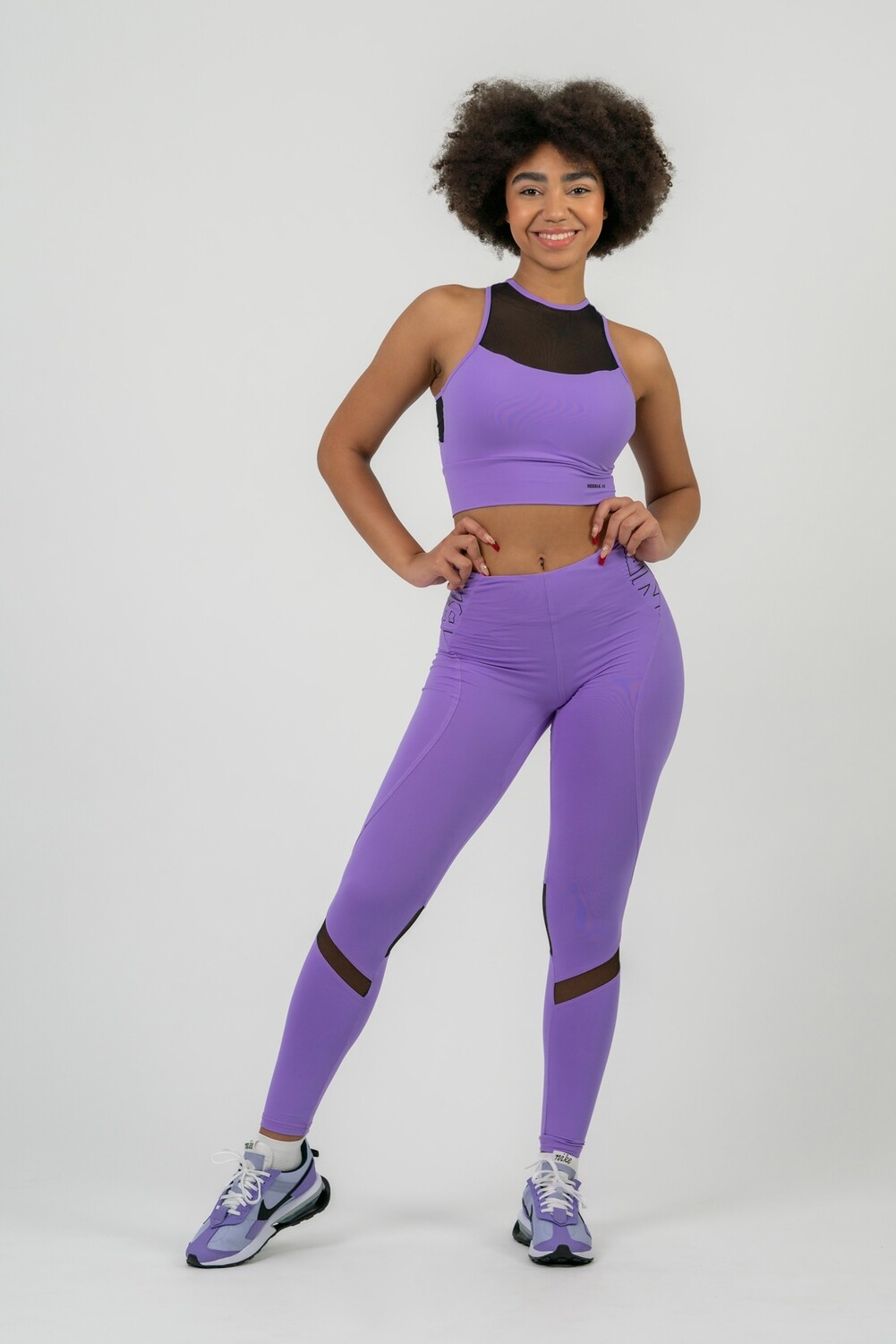 ЛЕГГИНСЫ FIT ACTIVEWEAR HIGH-WAIST LEGGINGS 443 Лиловые