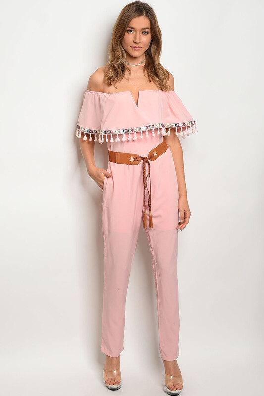 Off The Shoulder Jumpsuit