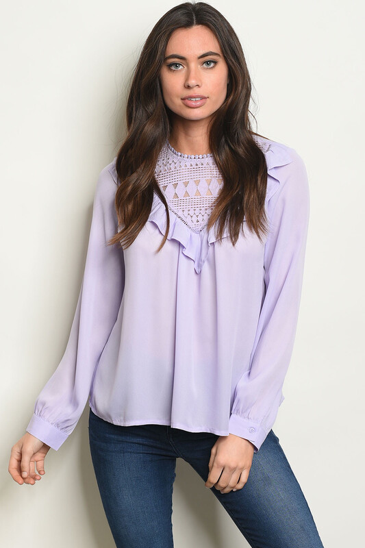 Long Sleeve Top Lavander
