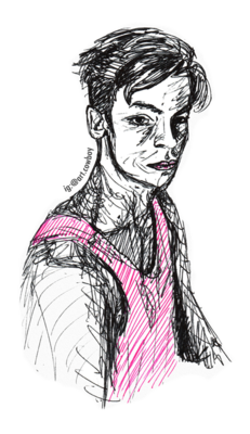 pretty in pink  - sticker