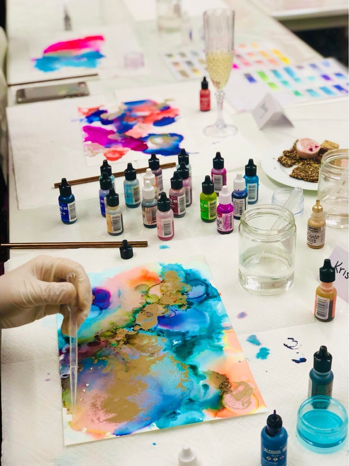 Alcohol Ink Art - Adult Workshop - New dates for 2024 coming soon!