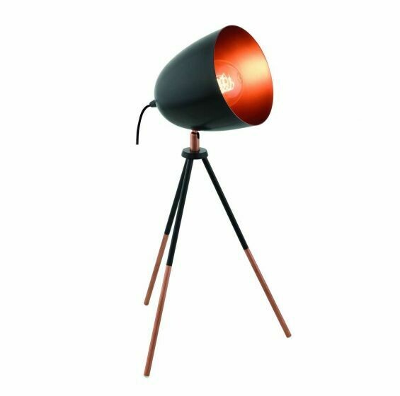 Chester Black/Copper Table Lamp 49385