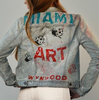 Bisous Bisous Miami Art Jacket