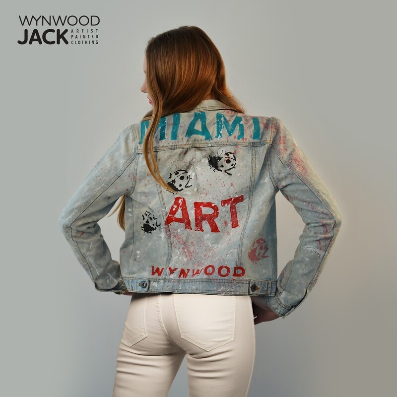 Bisous Bisous Miami Art Jacket