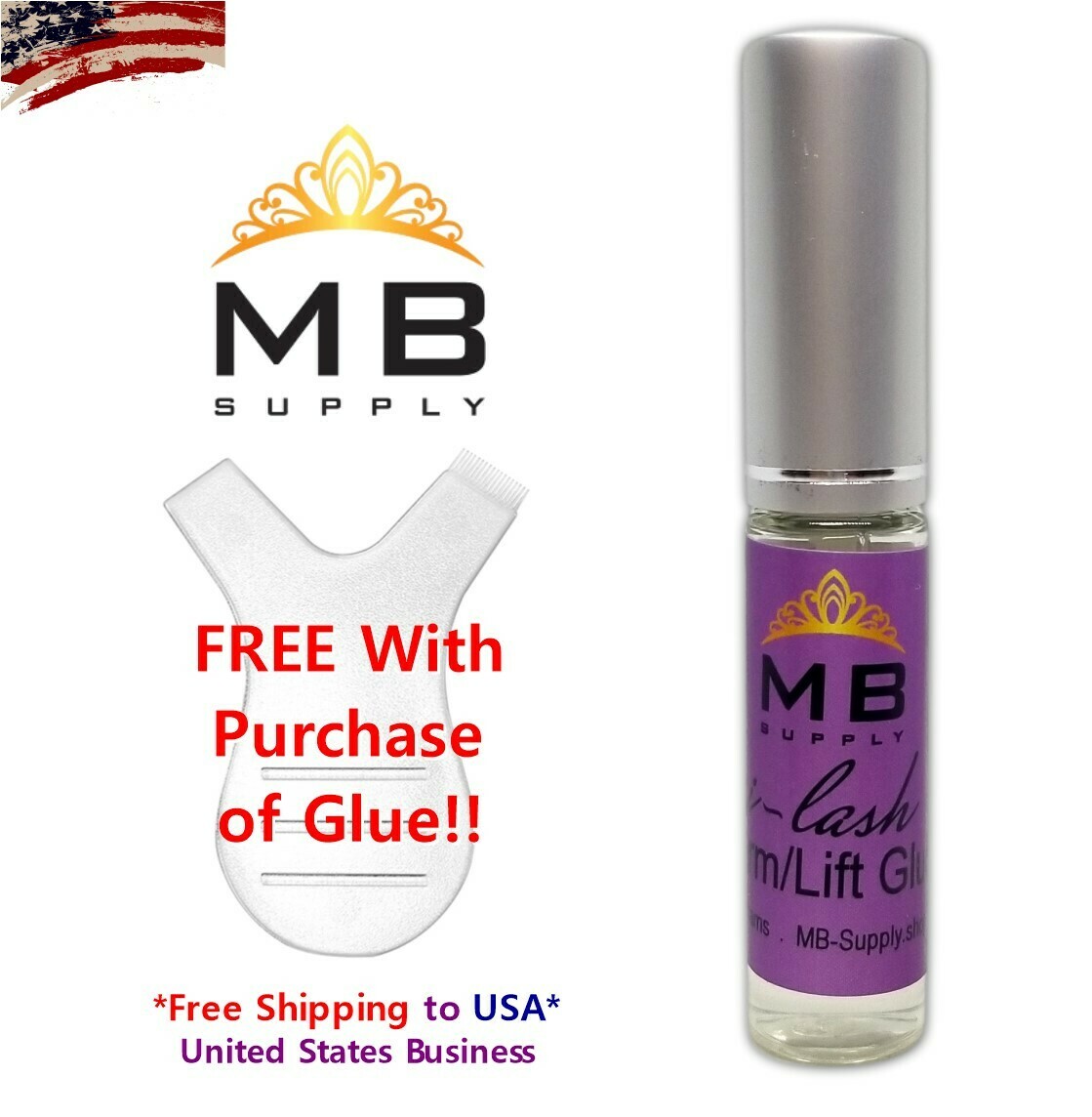 New & Improved Formula Eyelash X Hold Glue, Perming, Lift Extra Strong Free Y-Tool