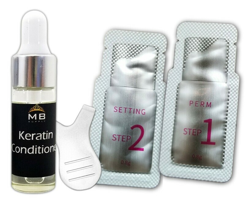 5 Min. Eyelash Perm Lift Packs 10 Each #1 & #2 & KERATIN Conditioner +FREE Y Lift Tool